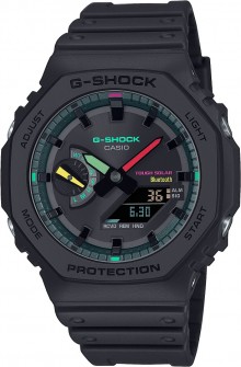 Casio G-Shock Solar Bluetooth Multi-Fluorescent Accents Series GA-B2100MF-1A